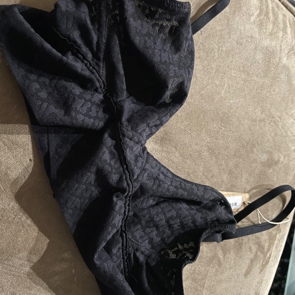 Skims LOGO MESH TRIANGLE BRALETTE - Picture 5 of 6